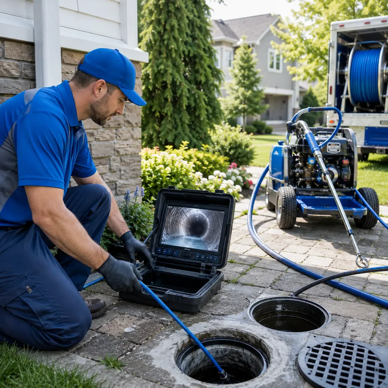 Outdoor drain cleaning professionals serving Red Creek, WV